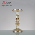 ATO Stand Decoration Gold Taper Pillar Candle Holder