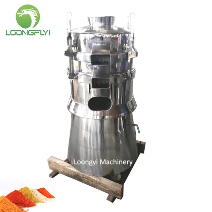 Chemical circular motion fine vibrating screen