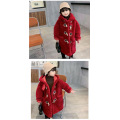 Children's Cashmere Coat Girls' Mid Length Fashion Coat