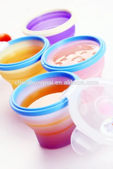 well sold collapsible silicone cup