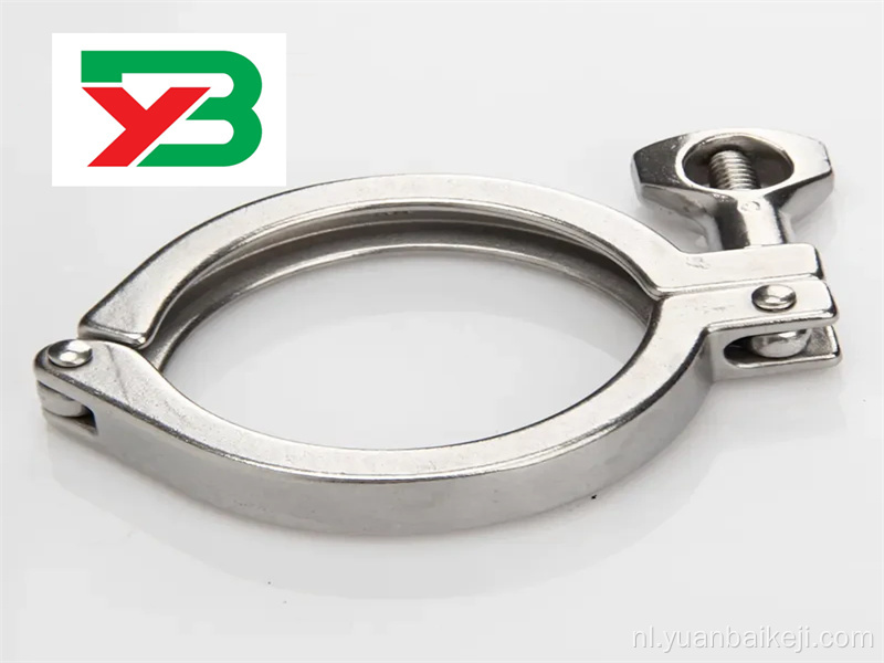 Tri -klem, pijpklemmen, roestvrijstalen buisklem