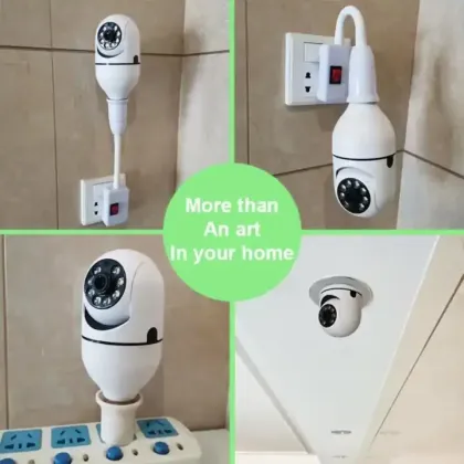 E27 Socket Full Color Panoramic WiFi IP Camera