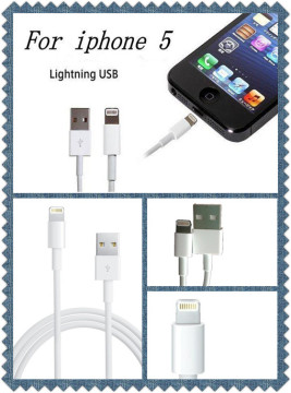 New Arrival Original Data Sync 8 Pin Mobile USB Charger Cable for iPhone 5 (USB5)