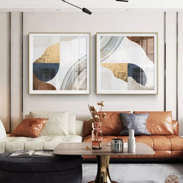 Simple Nordic art printed poster painting