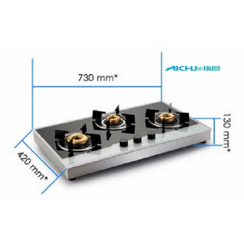 가스 호브 프리 스탠딩 3 버너