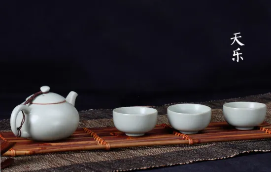 Handmade Ru Kiln tea sets