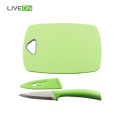 Plastic Cutting Board With Paring Knife