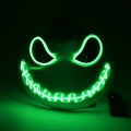Máscara de Halloween com iluminação LED de Jack Skellington