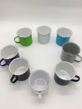 Healthy & Bright Colors Camping Mugs