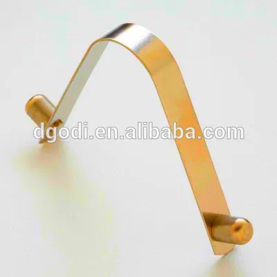 China spring clip manufacturer custom push button spring snap clip