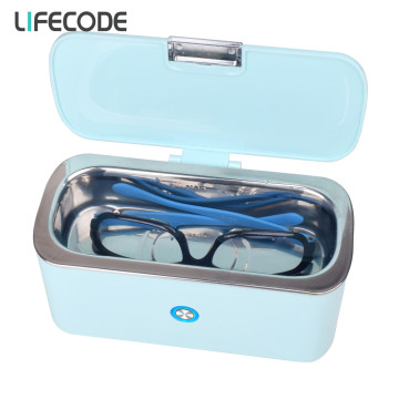 Mini limpiador ultrasónico de 450 ml para limpieza de gafas de joyería