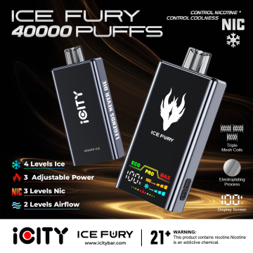 Vaping with X3 Coil iCity ICE FURY 40K