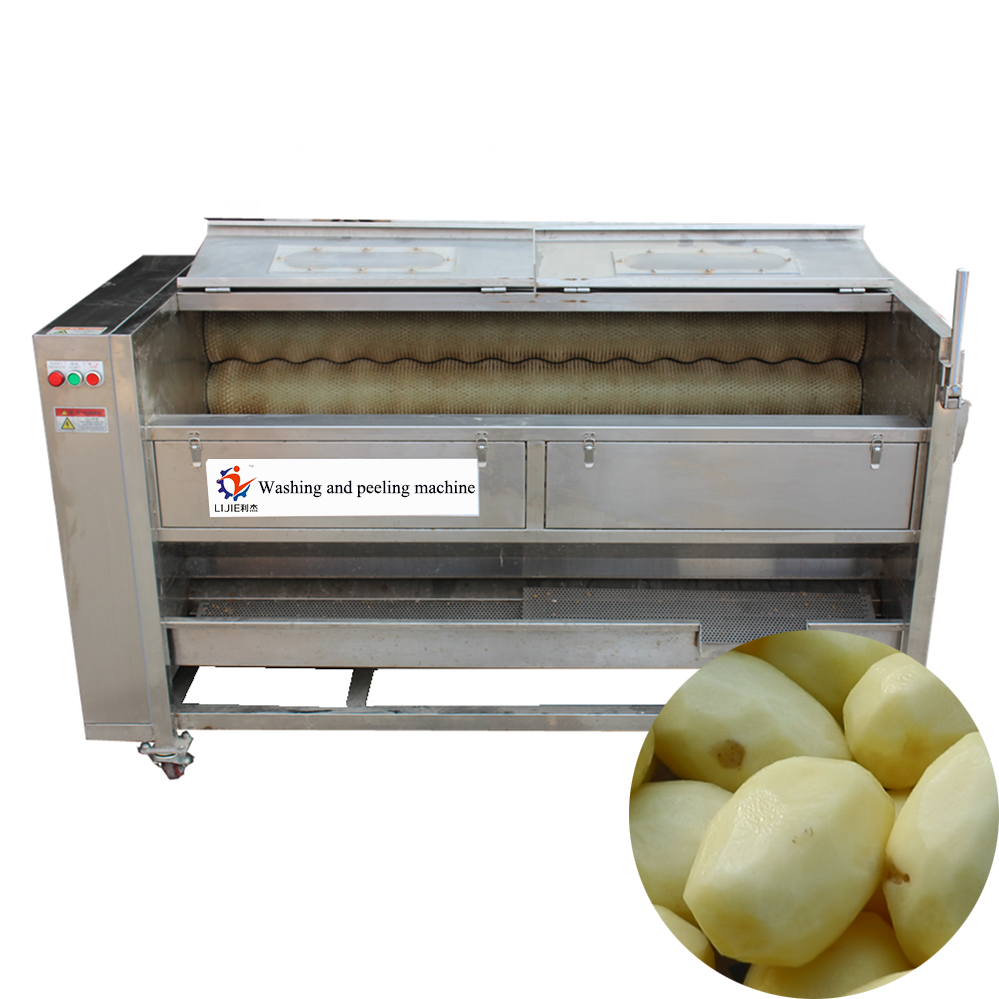 Potato Peeling And Washing Machine