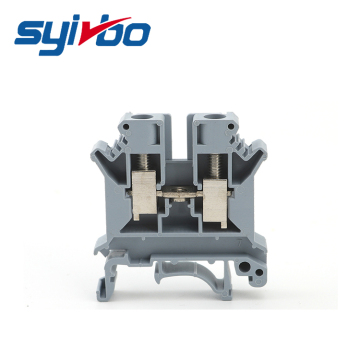 UK-6N Screw Mounted DIN Rail Terminal Block - High Quality