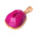 Полудрагоценный камень Фиолетовый агат Ожерелье с подвеской