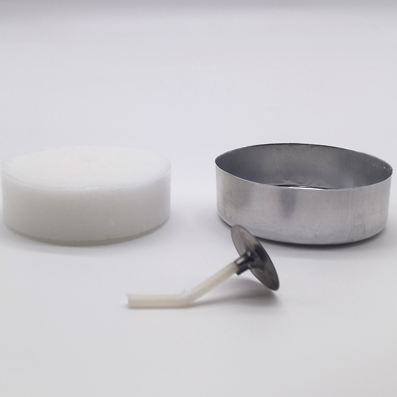 6 гадзін неправеранай свечкі з алюмініевай кубкам