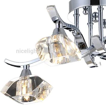 source crystal celling light modern home crystal glass ceiling lamp cheap ceiling lamp