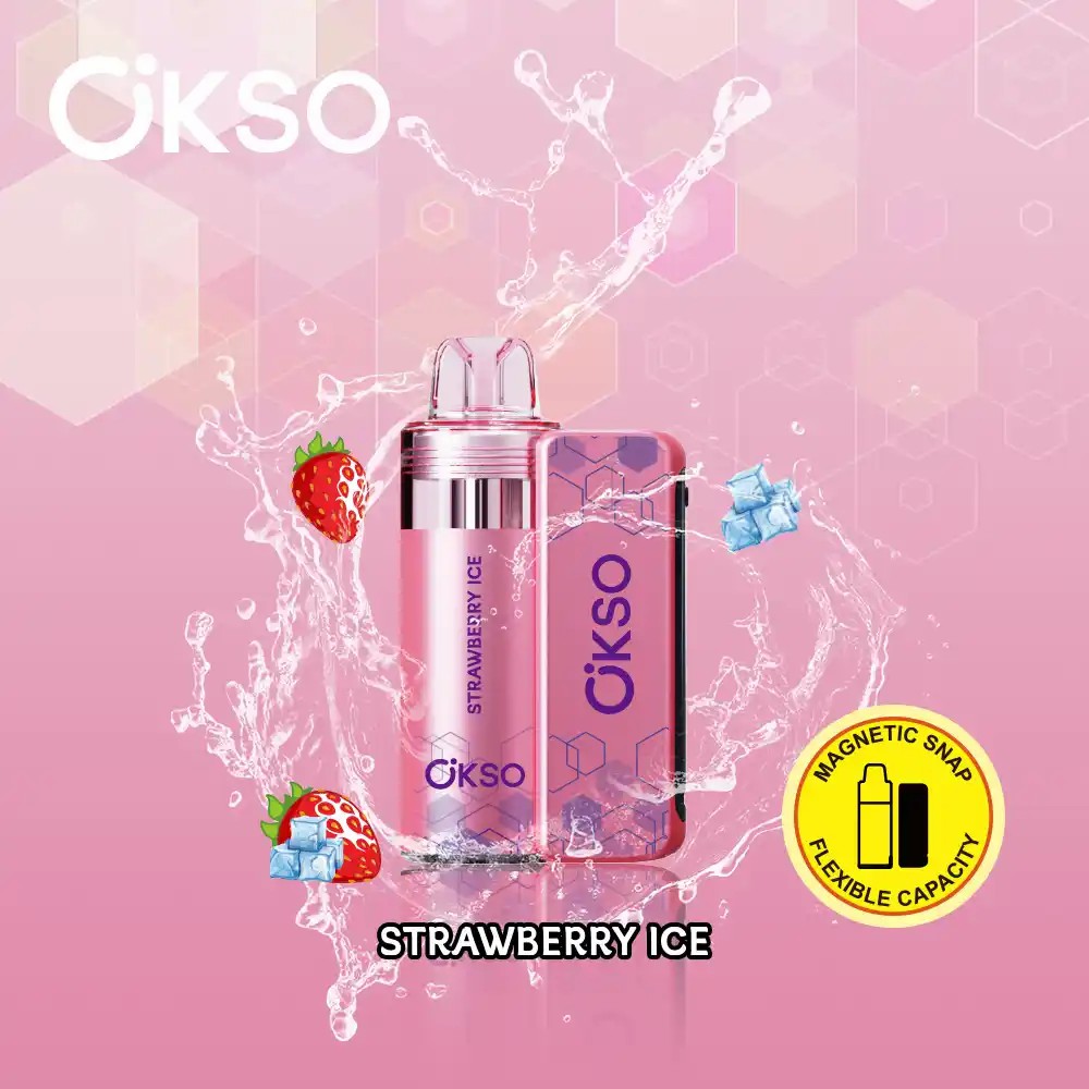 Buy-OKSO-50K-Switch-Vape-Kit-Online-–-50000-Puff-Magnetic-Pod-Vape-with-Low-Nicotine-Options-Strawberry-Ice-Flavor-in-Eupuffer-Shop