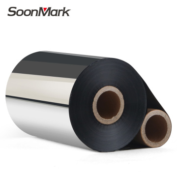 Black thermal transfer ribbon 110mm wax/resin for printer