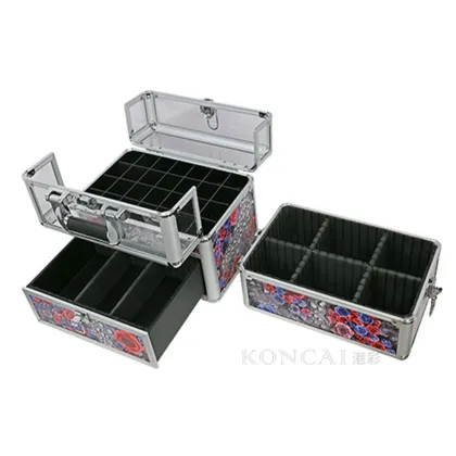 KONCAI Brand Aluminum Jewelry Box