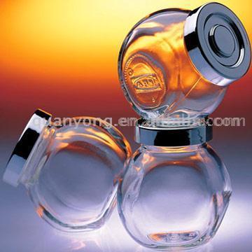 Glass Candy Pot