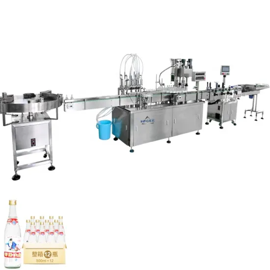 Mini Liquor Bottling and Capping Machine Line for Gin, Vodka, Whiskey, Rum, and Spirits