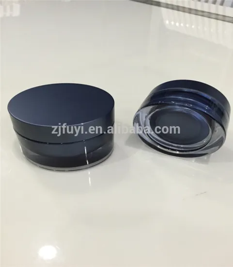 15g 30g 50g Oval Clear Acrylic Jar Container, Cosmetic Cream Plastic packaging