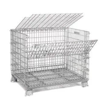 European Standard Powder Coated F/U Channel Galvanized Steel Wire Decking for Pallets