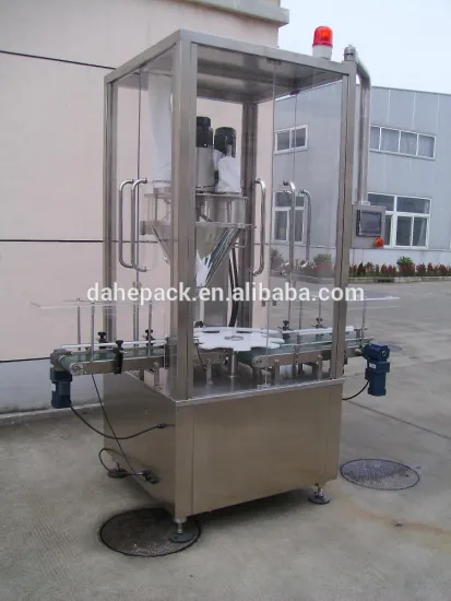 Automatic Rotary Herbicides Powder Bottles&Cans Filling Machine,Auger Filler