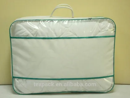 Silk Screen Printing Home furnishings packing bags for pillow and comforter