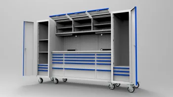 Safewell White Garage Storage Combination