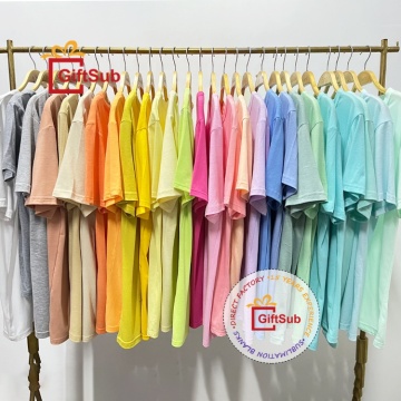 Direct Factory Unisex Super Soft 100% Polyester T-Shirt in 200 Solid Colors: Ideal for Sublimation Print