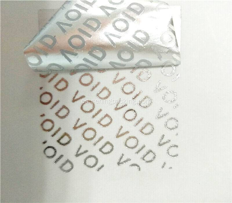 Material de impresión de la etiqueta de plata mate ampliamente utilizada
