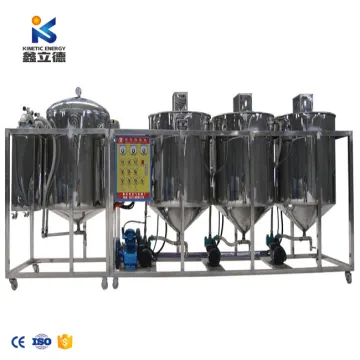Energy Saving Small Oil Refinery Palm Oil Process Machinery Edible Oil Refining Machine