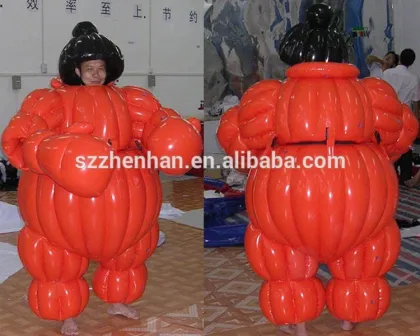 Cheap red sumo wrestling inflatable sumo suits