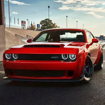 2015-2020 Dodge Challenger Demon Style Body Kit - High Quality Plastic Front Bumper and Spoiler