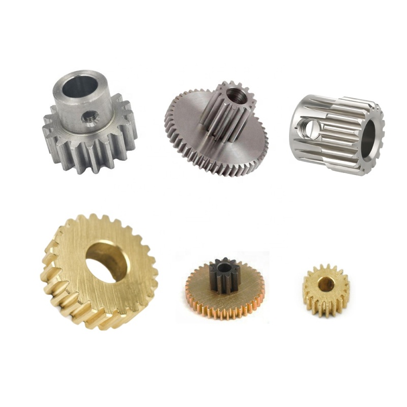 High Precision Custom Machined Metal Helical Pinion Gears & Brass Stainless Steel Spur Gears