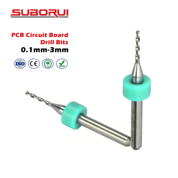 Borui PCB Drill Bits - Tungsten Carbide Micro Mini CNC Drilling Bit Set (10pcs, 0.1mm-3mm) OEM 6mm Plain ISO9001