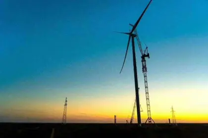 Special wind power crane