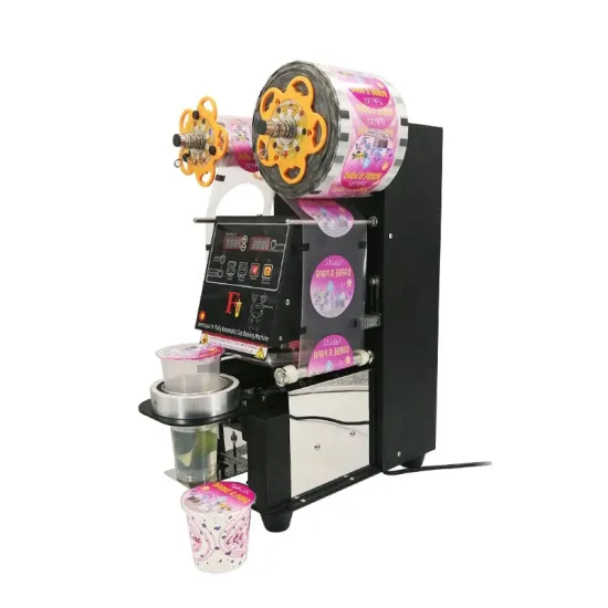 Automatic Cup Sealer Film Sealing Machine for Plastic Tray Bowls - Multifunctional