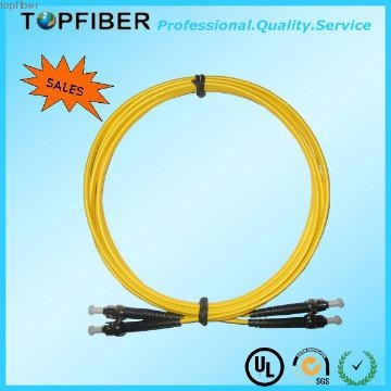 ST/UPC Duplex single mode 3.0mm patch cord