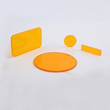 Filtro passa lungo IR arancione D12,5X1,0 mm 550 nm