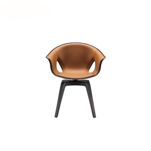 Poltrona Frau Ginger fauteuil pivotant en cuir