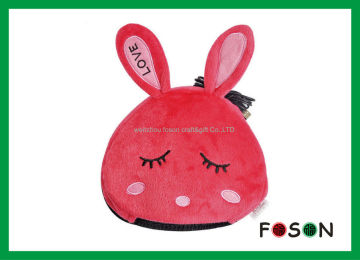 Non - Slip Rabit Usb Hand Warmer Mouse Pad With Wrist Rest Full Color