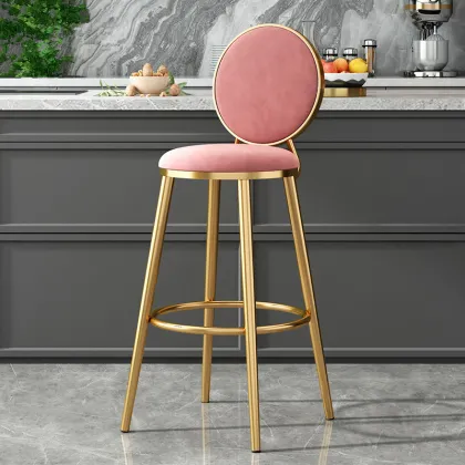 Luxury Gold Bar Stools for Restaurants and Bars