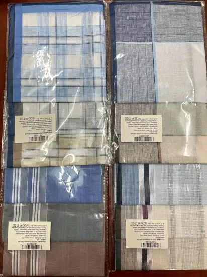 Premium 100% Cotton Men's Handkerchiefs