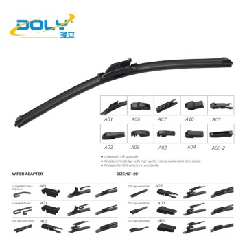 26 Inch Vehicle Wipers - Car Equipment Wiper Blade with 50 Natural Rubber