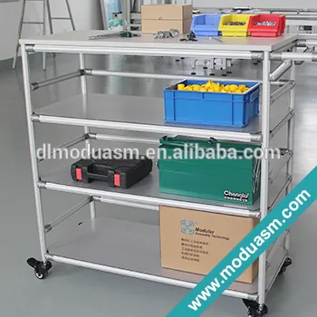 anodized aluminum lean pipe for warehouse shelving, pipe storage rack