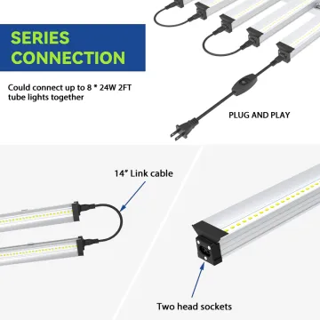Silent Full Spectrum LED Grow Light Bar for Veg Clones