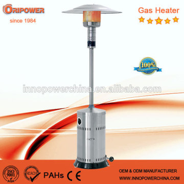 46000BTU stainless steel patio heater, gas propane outdoor heater, CE, AGA approval